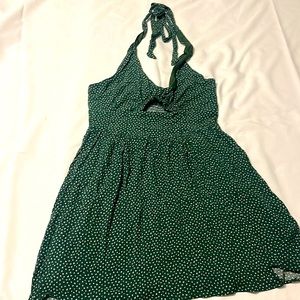 Halter mini summer dress